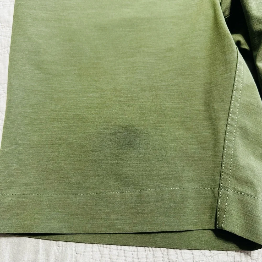 Faherty Men’s All Day Chino Shorts Green Pockets/Drawstring Sz.30-As Is- Preppy